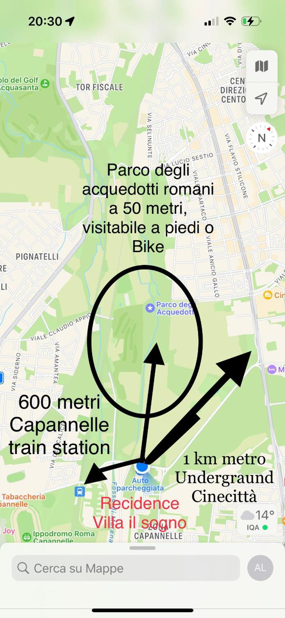 Residence Villa Il Sogno Рим Екстер'єр фото